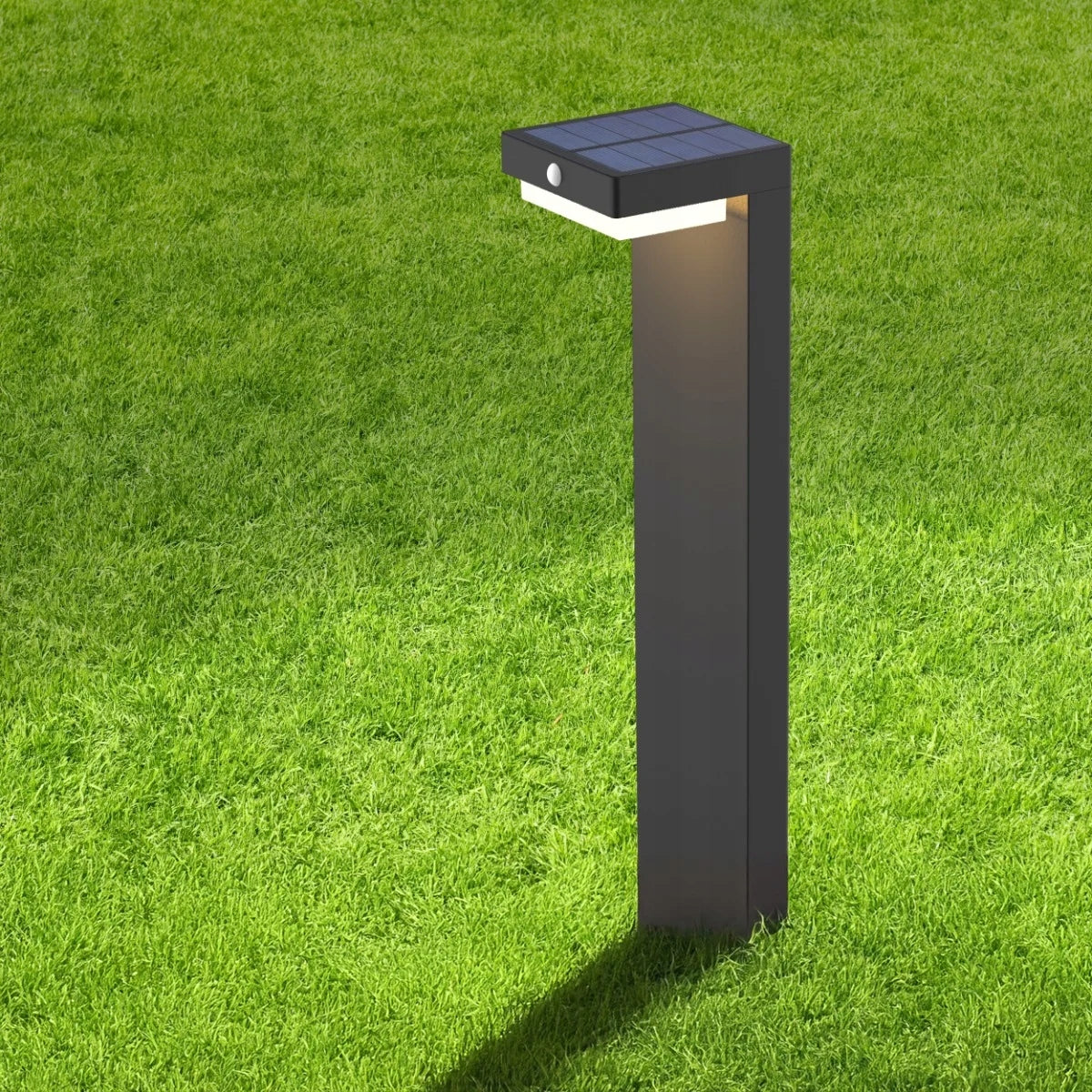 Solar lamp LED MALI PIR sensor standing 50cm 4000K USB-C Product height 66.7 cm