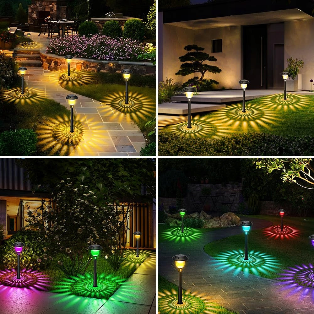 Solar lamps for outdoor garden 4 Pcs IP65 LED Brand no brand
