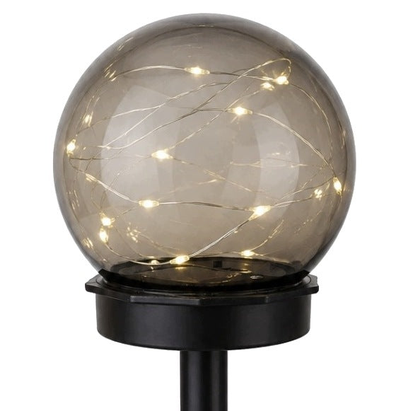 Solar lights balls 8 pcs 34 cm hammered garden 6 LED dusk sensor Manufacturer code 8xKULA 6 LED
