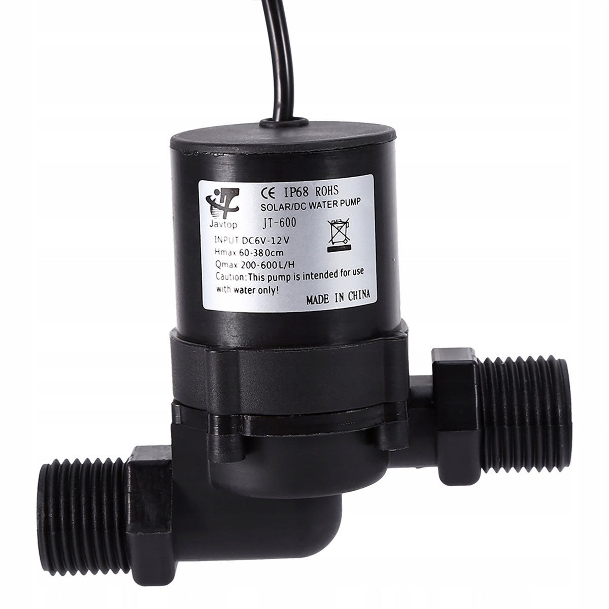 Solar water pump DC 12V circulating for liquid 600L/h JT600D-12 Manufacturer no brand
