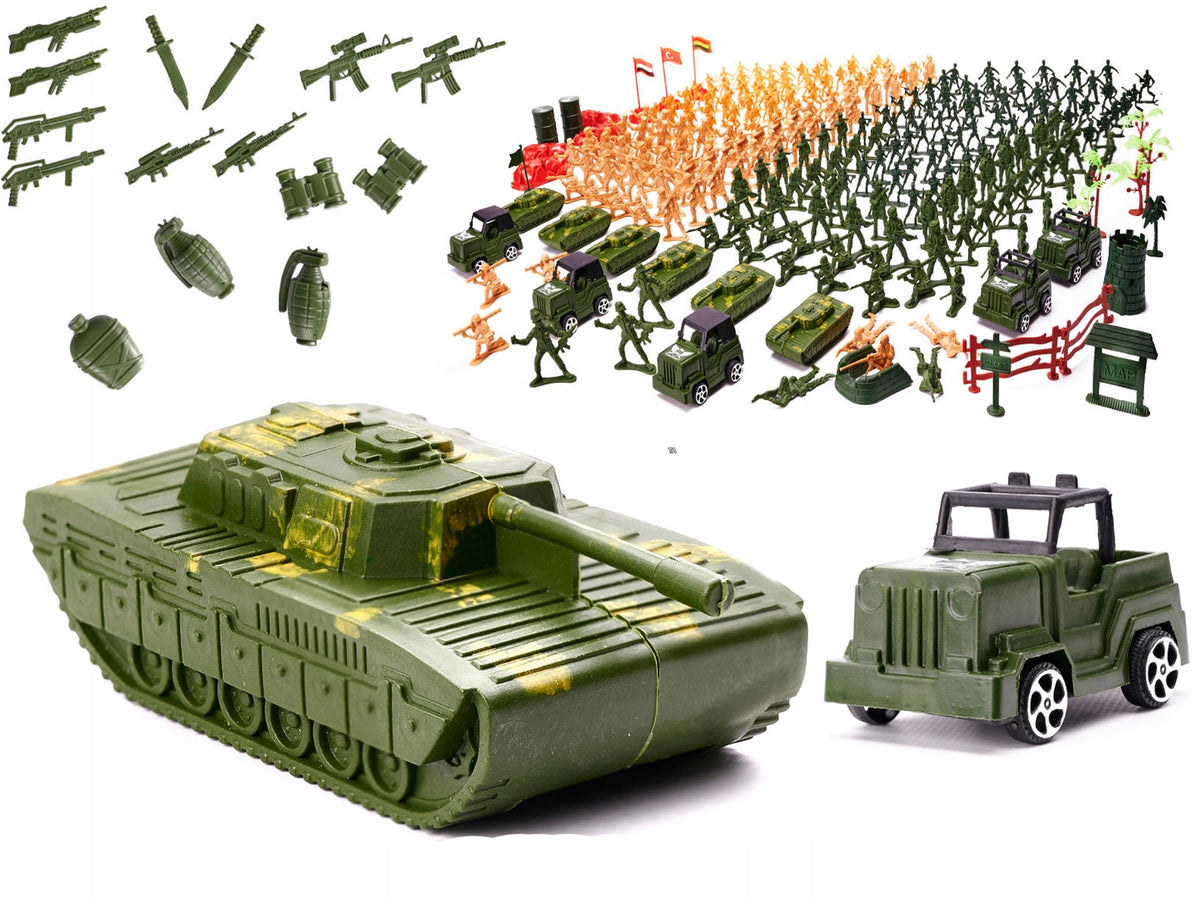 Soldiers Military Base Figurines Aircraft Tanks Vehicles XXL Set 307el