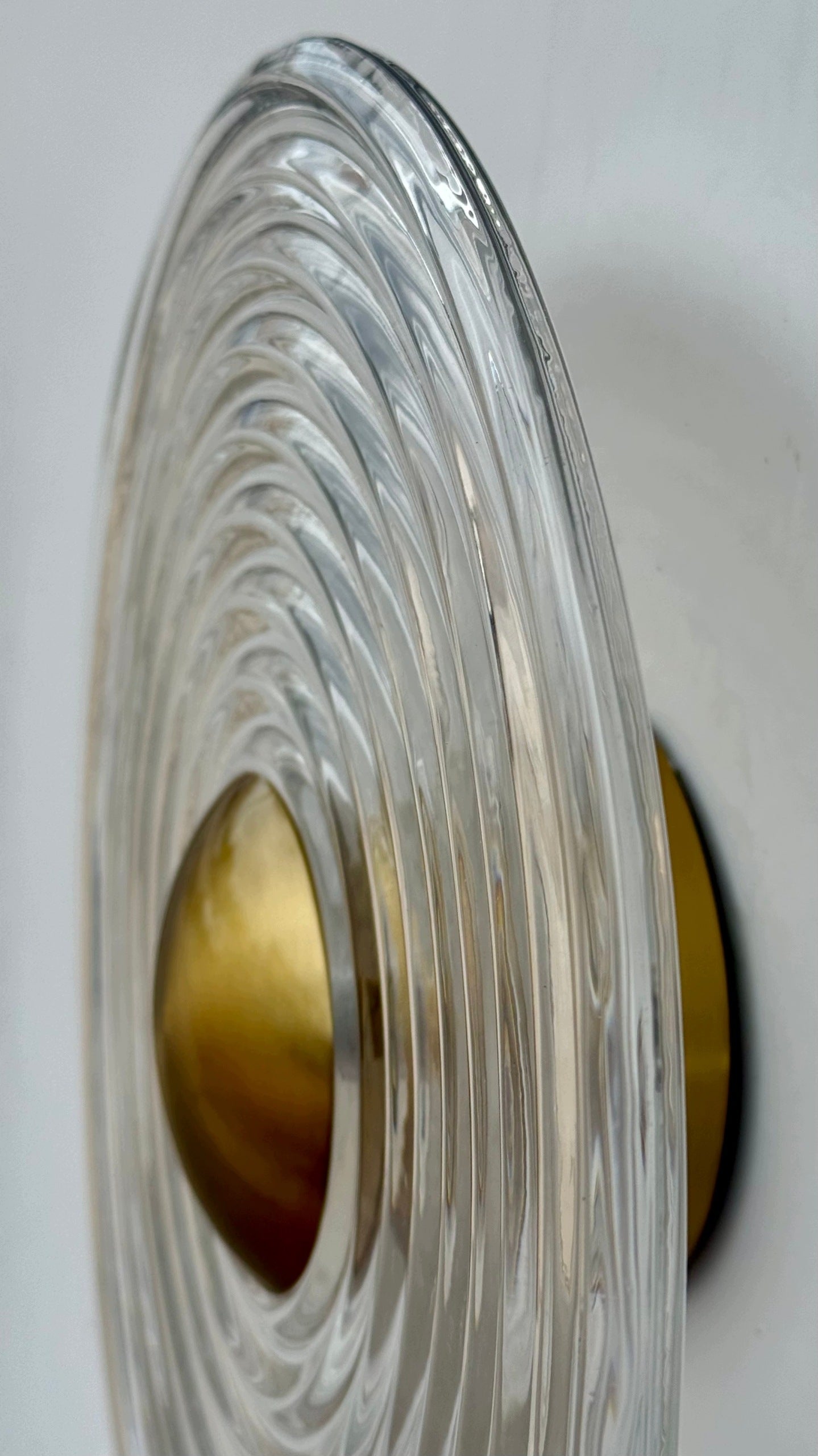 Sole - wall lamp 30 cm round LED 4 W decorative modern gold Light color another