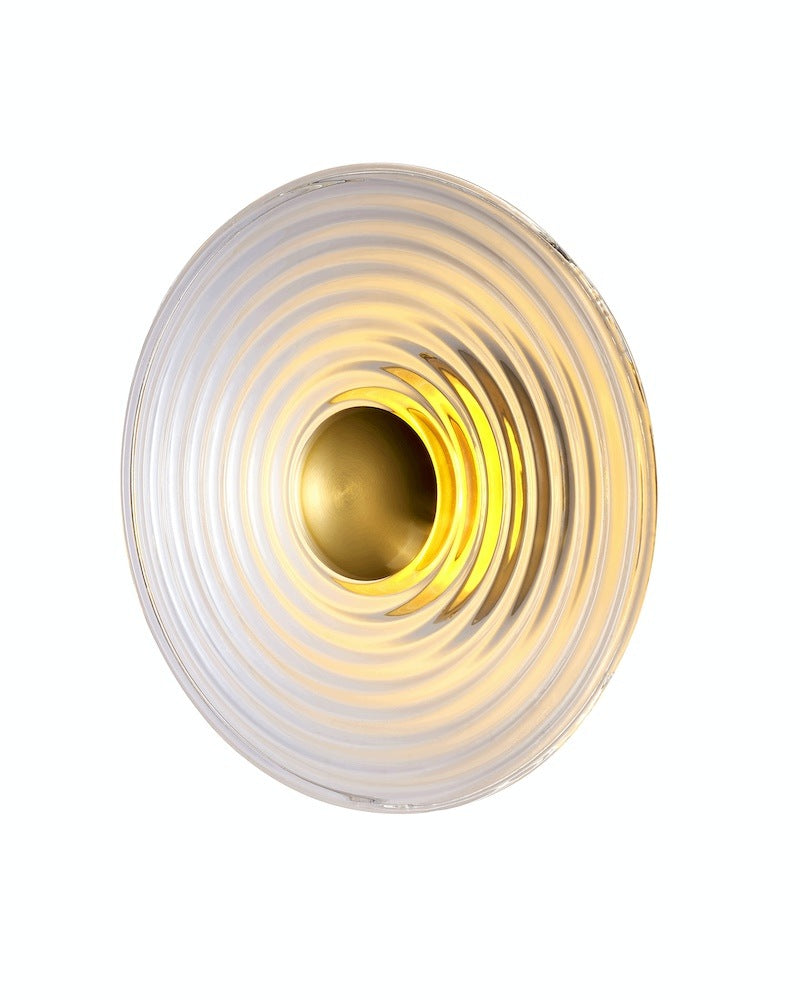 Sole - wall lamp 30 cm round LED 4 W decorative modern gold
