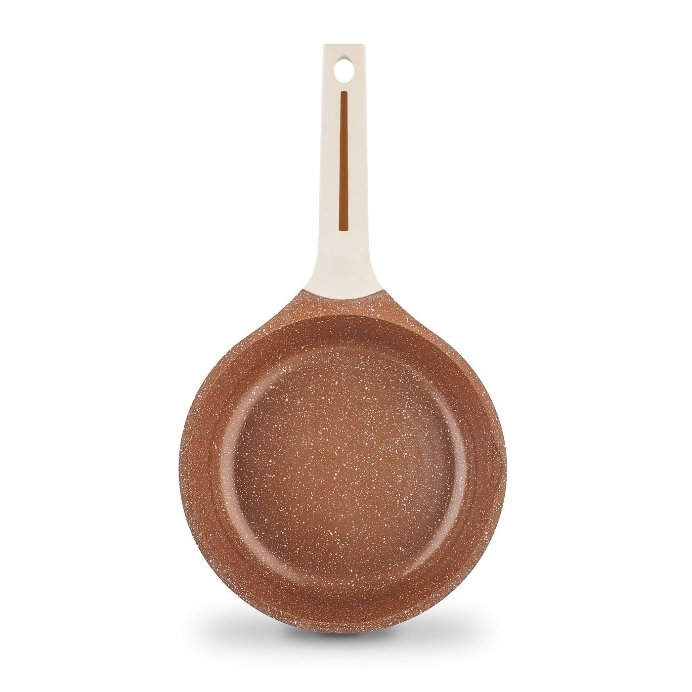Solid PAN INDUCTION NONSTICK frying pan SMALL 20cm Texture Cream Packaging status original