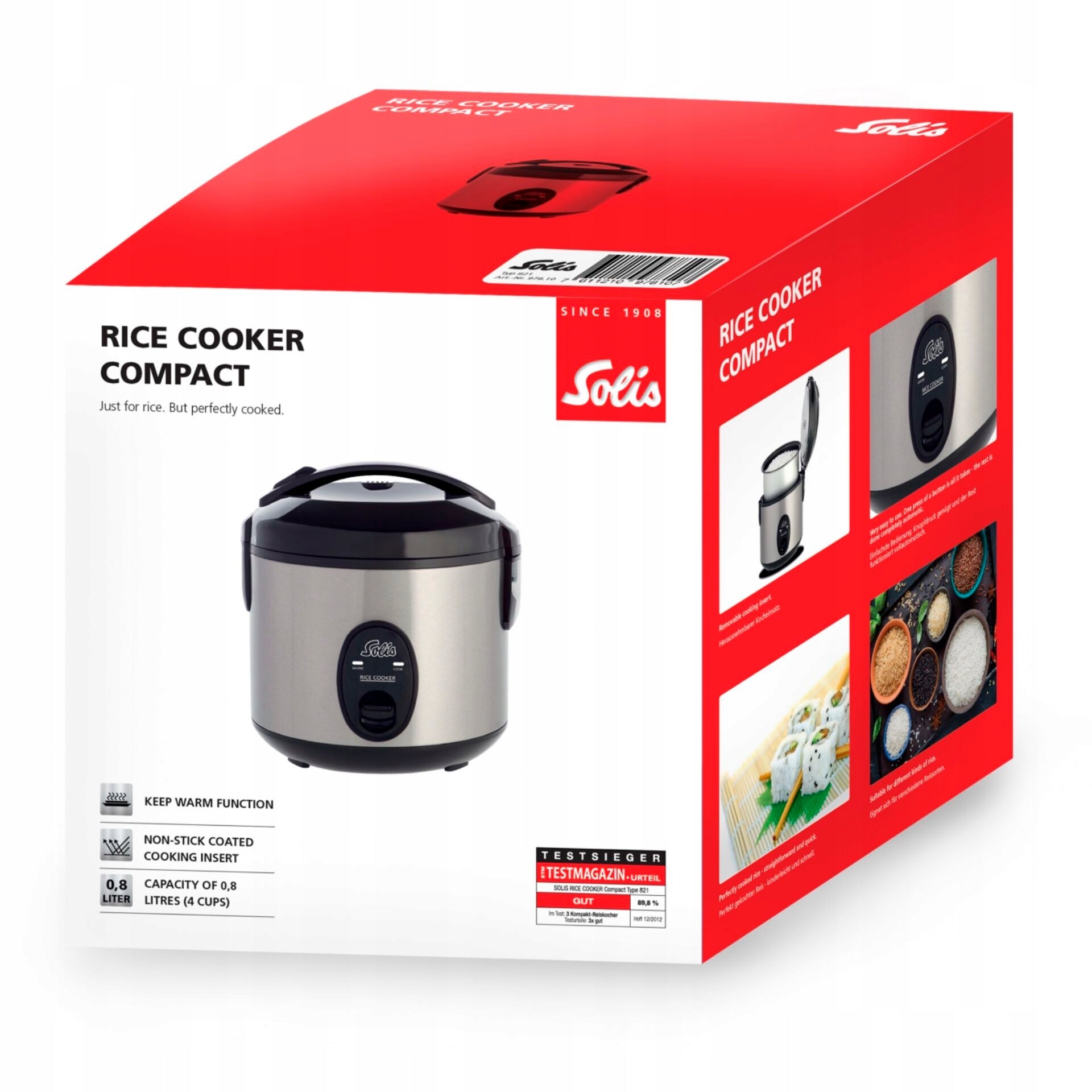 Solis Compact Rice Cooker 821 Brand Solis