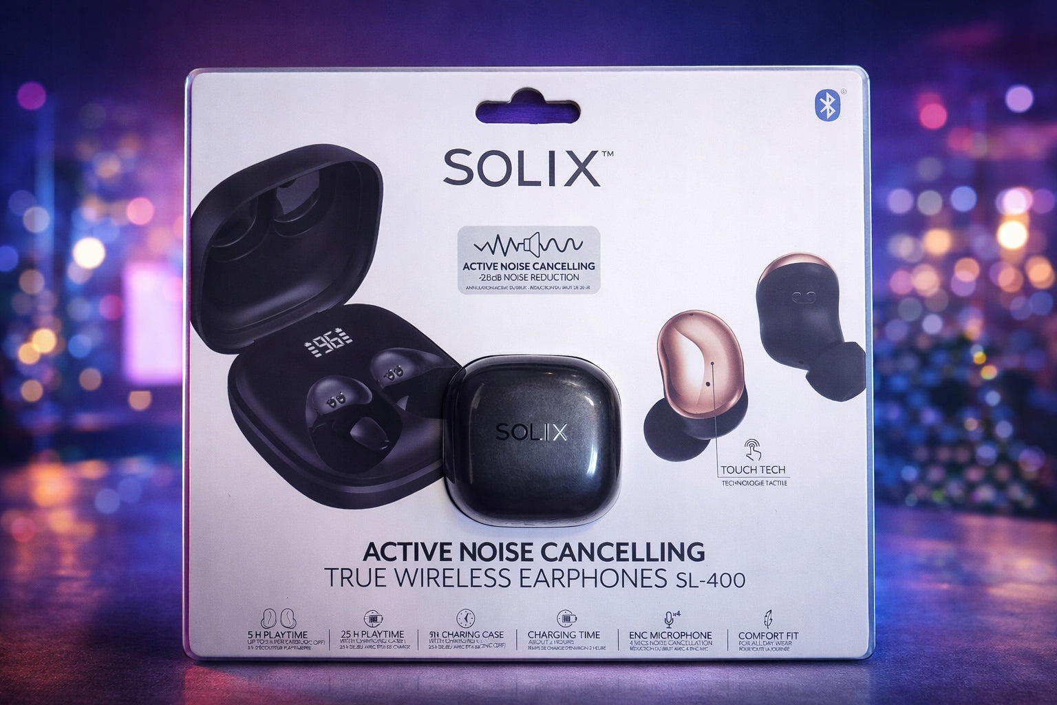 Solix SL-400 Wireless Earbuds Manufacturer code SL-400