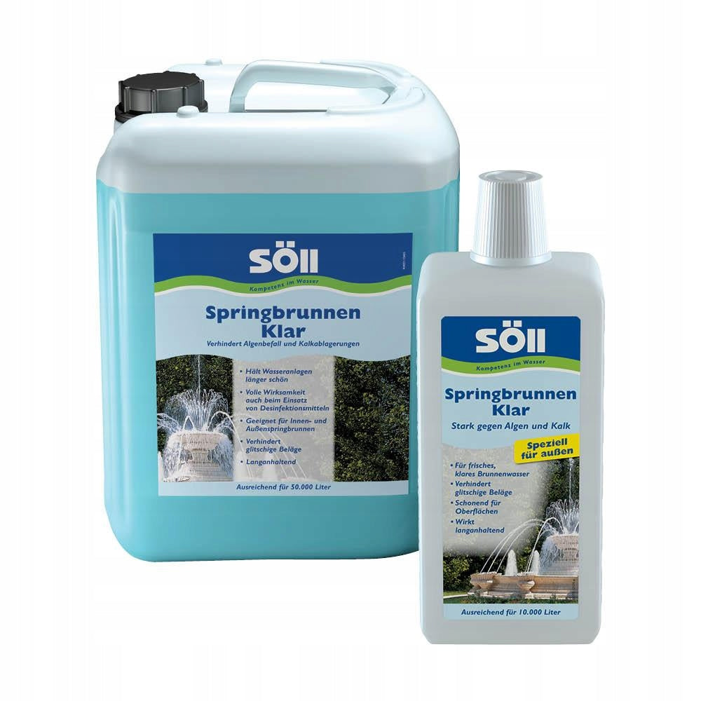 Söll SpringbrunnenKlar 1L Algae and Stone Fountain Preparation Manufacturer code 12052