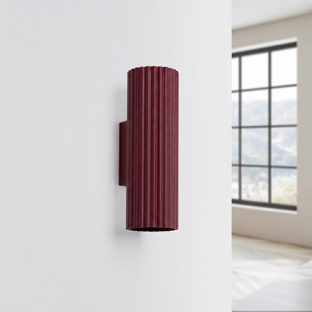 Sollux Lighting Wall lamp KARBON 20 burgundy Packaging status original
