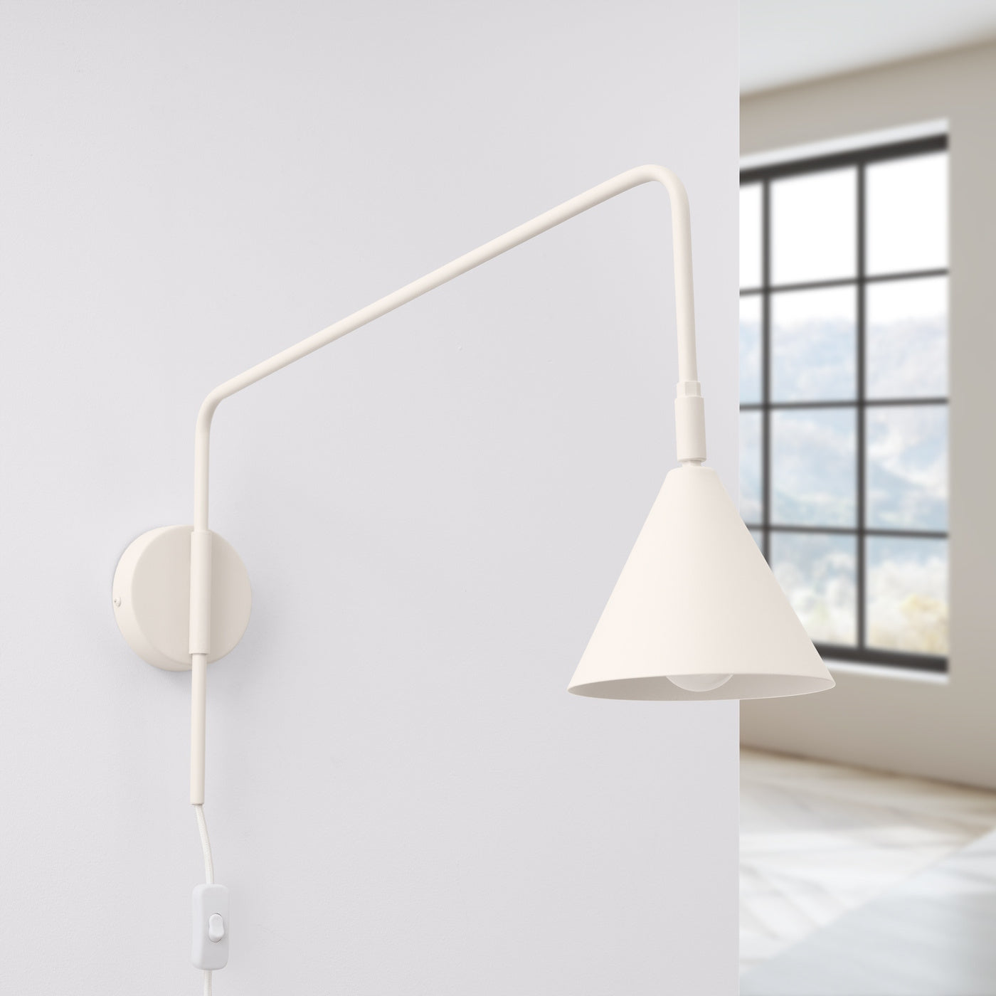 Sollux NOX E14 Wall Lamp - Beige/White Brand SOLLUX LIGHTING