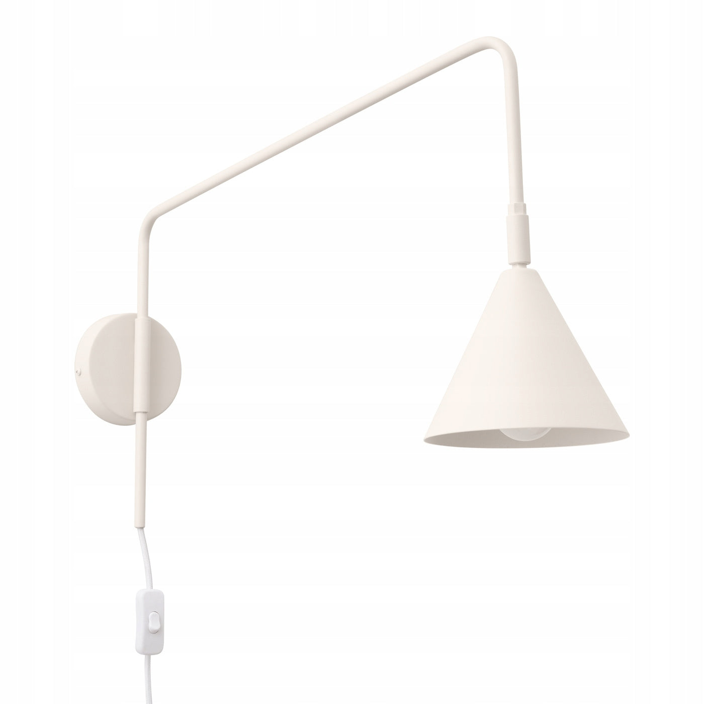 Sollux NOX E14 Wall Lamp - Beige/White