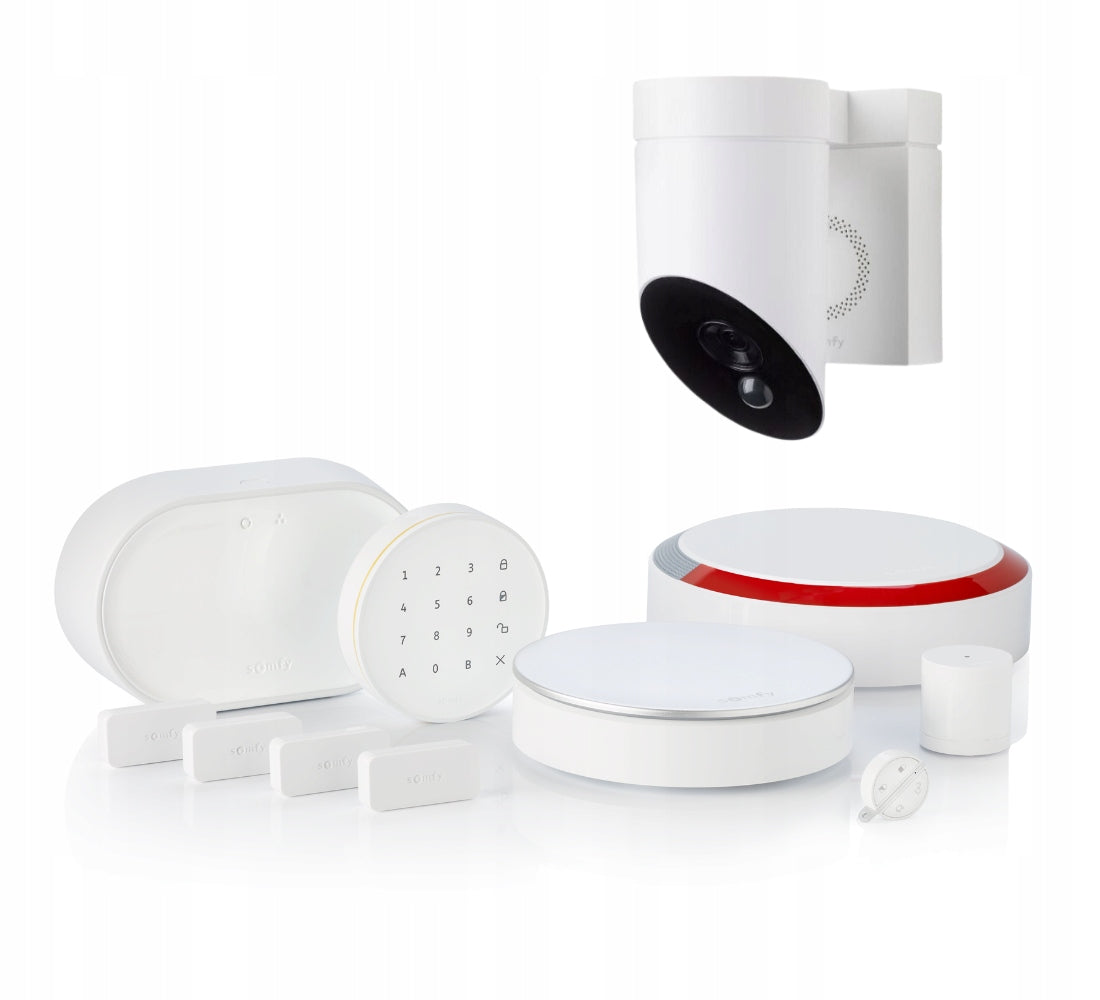 Somfy alarm kit Home Alarm Advanced Max motion sensor wifi camera