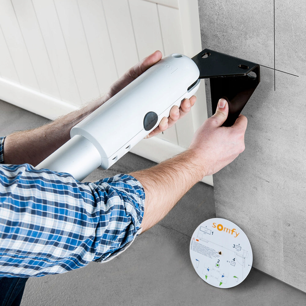 Somfy drive for SGS Essential double-leaf gate 2x remote control battery lamp Maximum wing weight 250 kg