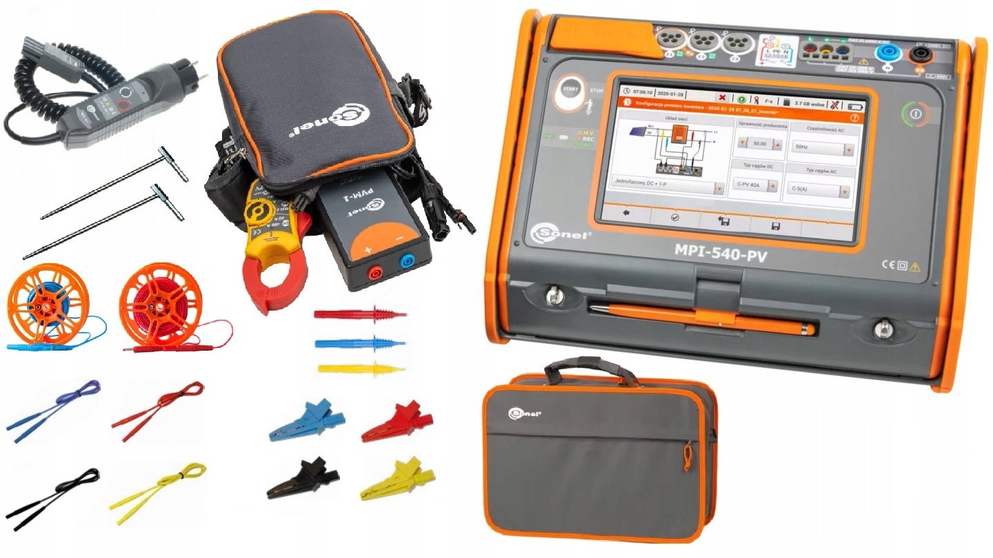 Sonel MPI-540-PV Start multifunction meter with equipment and certificate