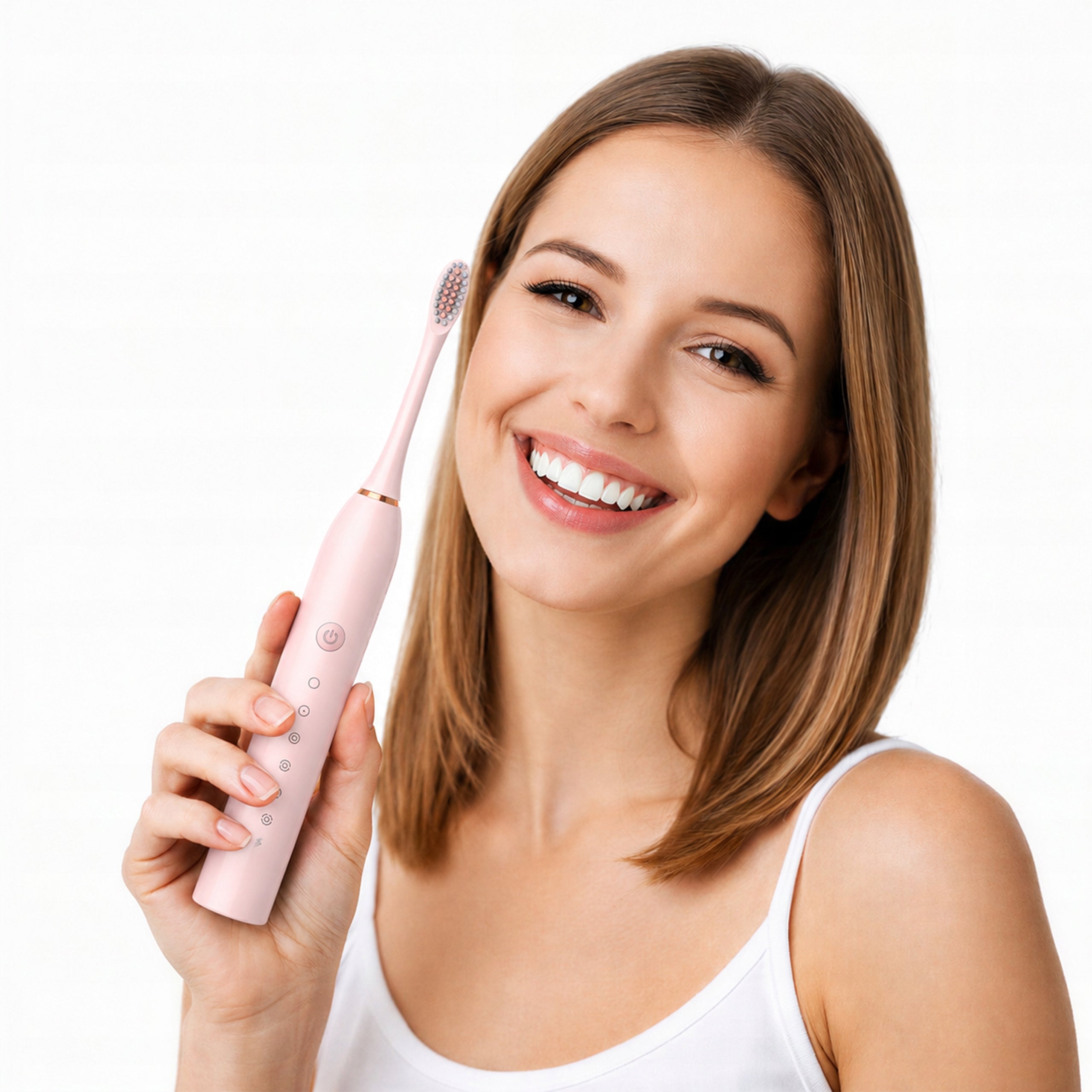Sonic Electric Toothbrush 3 Colors + Set of Tips 4 Pack Packaging status original