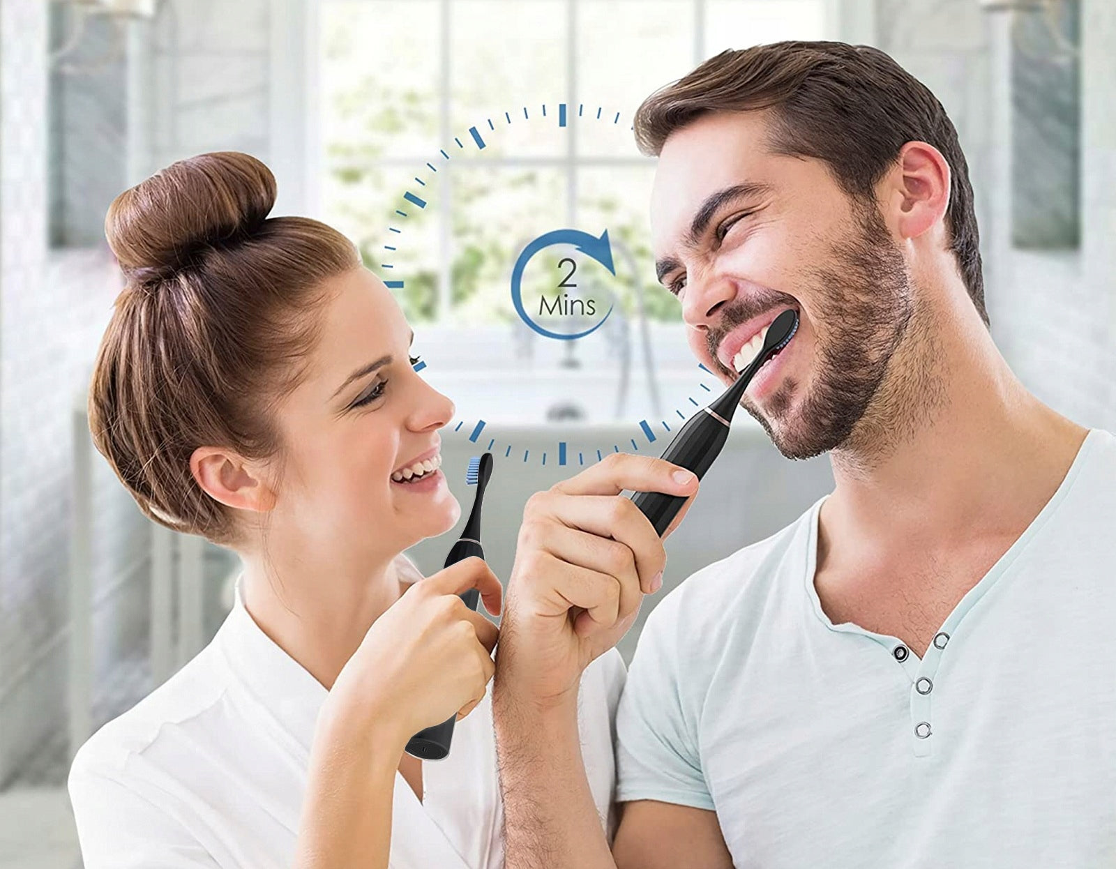 Sonic Toothbrush + 6 Tips - Electric Sweeping Heelly EAN (GTIN) 5905413610028