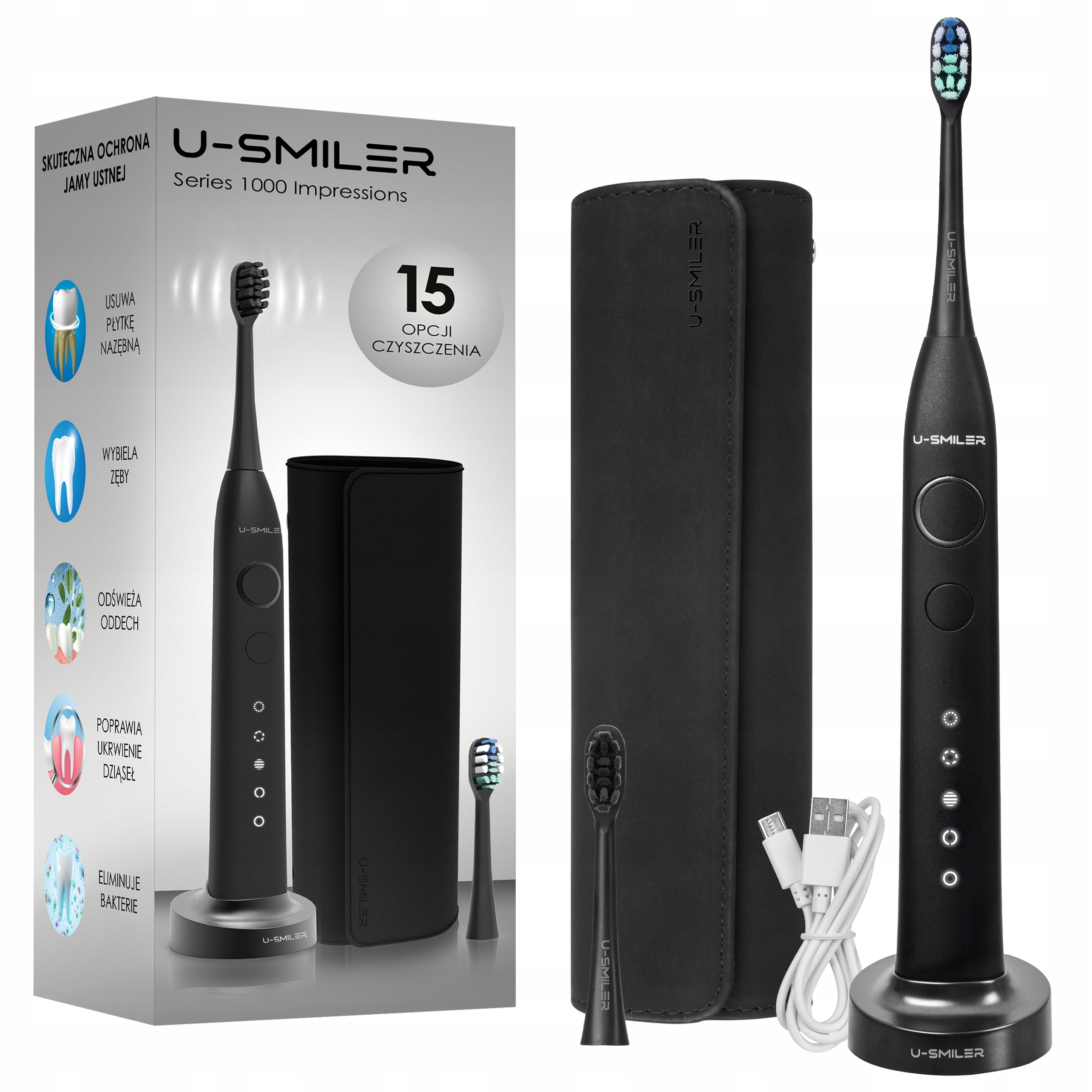 Sonic Toothbrush Electric 84 thousand vibrations/min + TIPS CASE