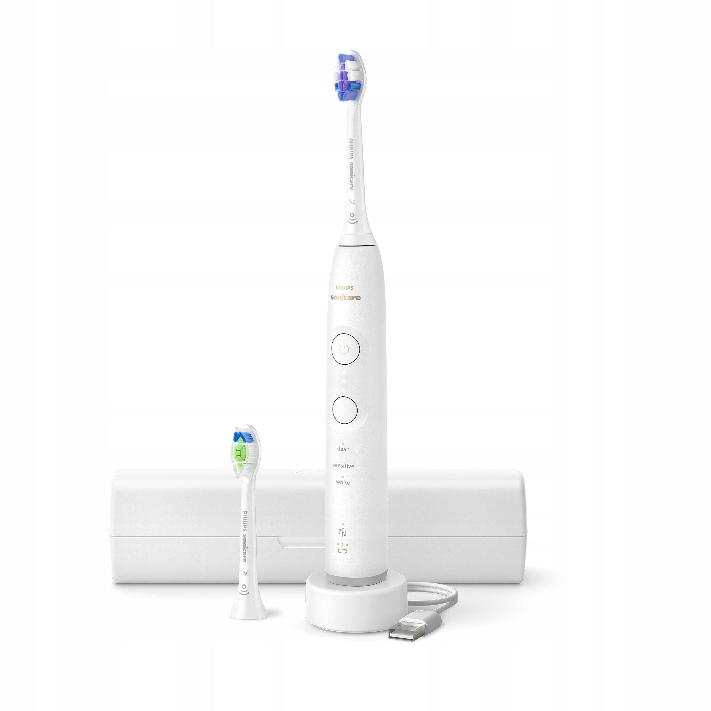 Sonic electric toothbrush Philips Sonicare 6500 HX7410/02 white Manufacturer code HX7410/02