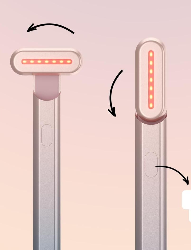 Sonic massager for face lifting with EMS SOLAWAVE function Manufacturer code Au-WI