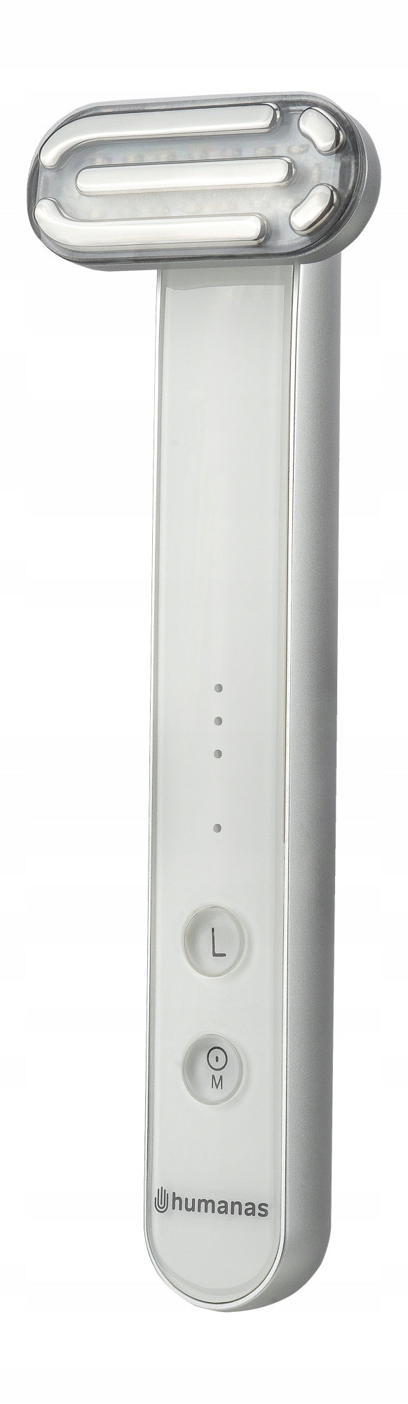 Sonic massager for face lifting with EMS function Humanas Aurora - white Manufacturer code Au-WI