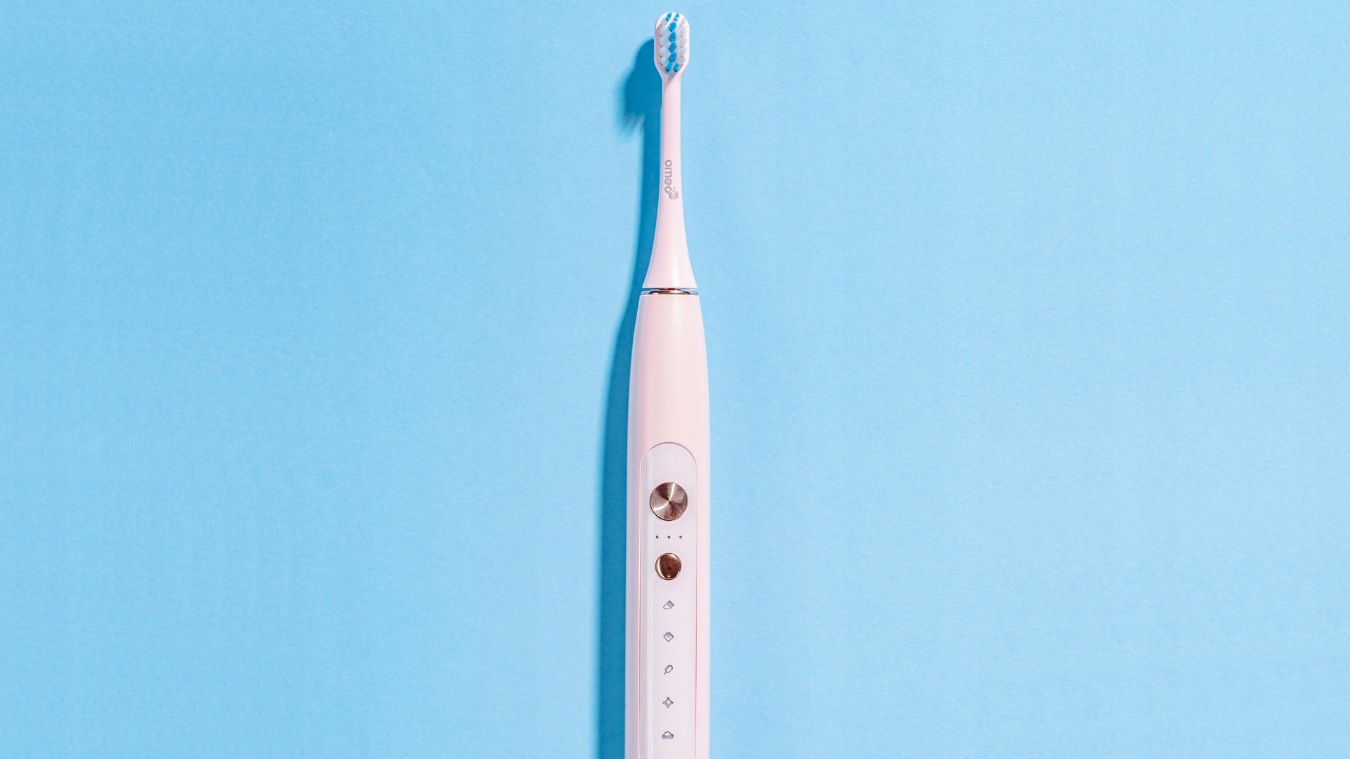 Sonic toothbrush OMEO +365 UV Sanitizer Black + Valley tips 2pcs. Packaging status original