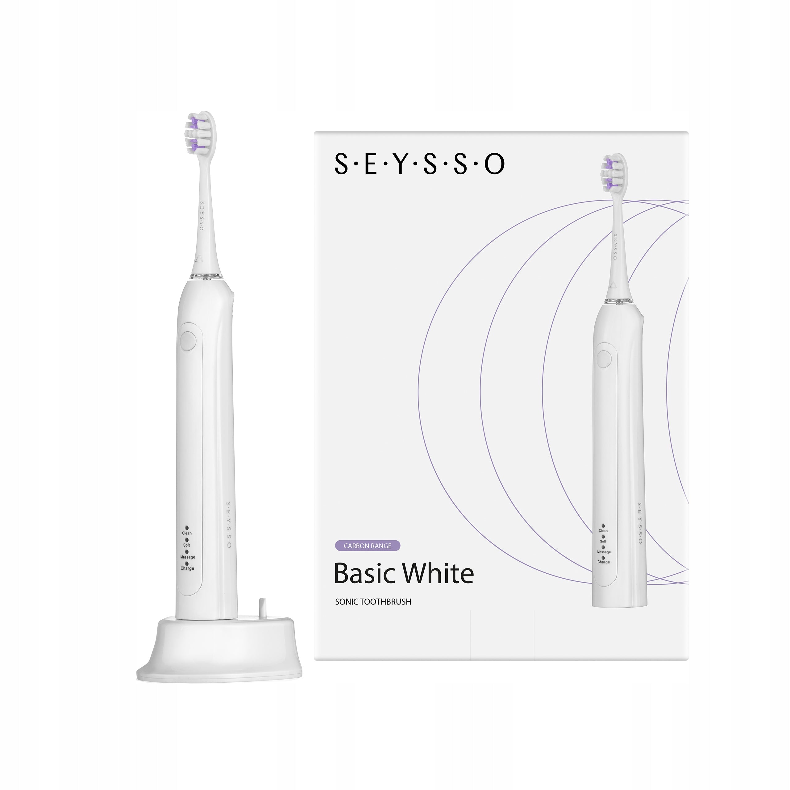 Sonic toothbrush SEYSSO BASIC White waterproof
