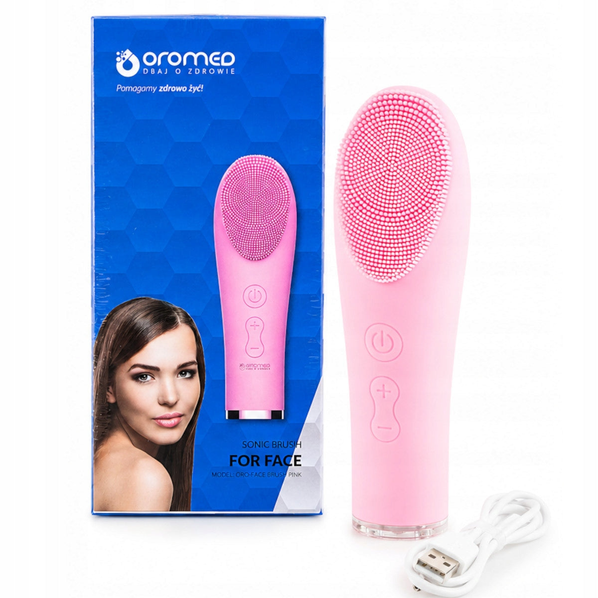 Sonic toothbrush for face care and massage OROMED ORO-FACE pink