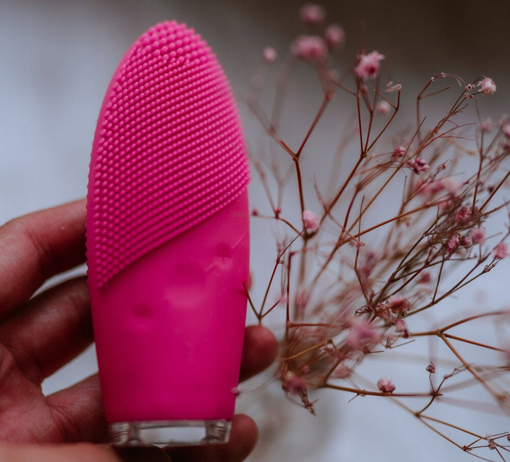 Sonic toothbrush for face washing BEAUTIFLY B-Fresh Slim Dominant color pink