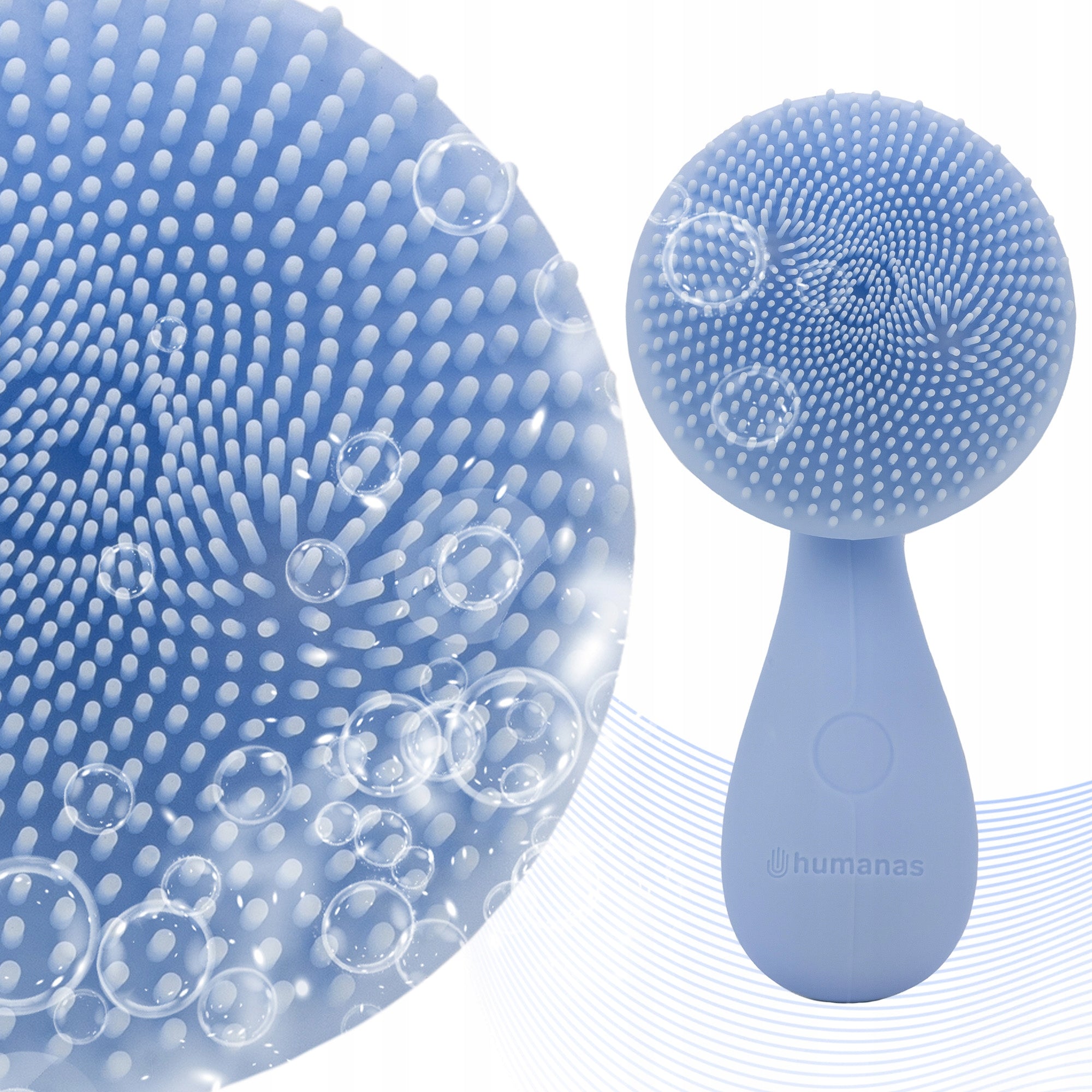Sonic toothbrush with magnetotherapy function Humanas Magna Wave blue