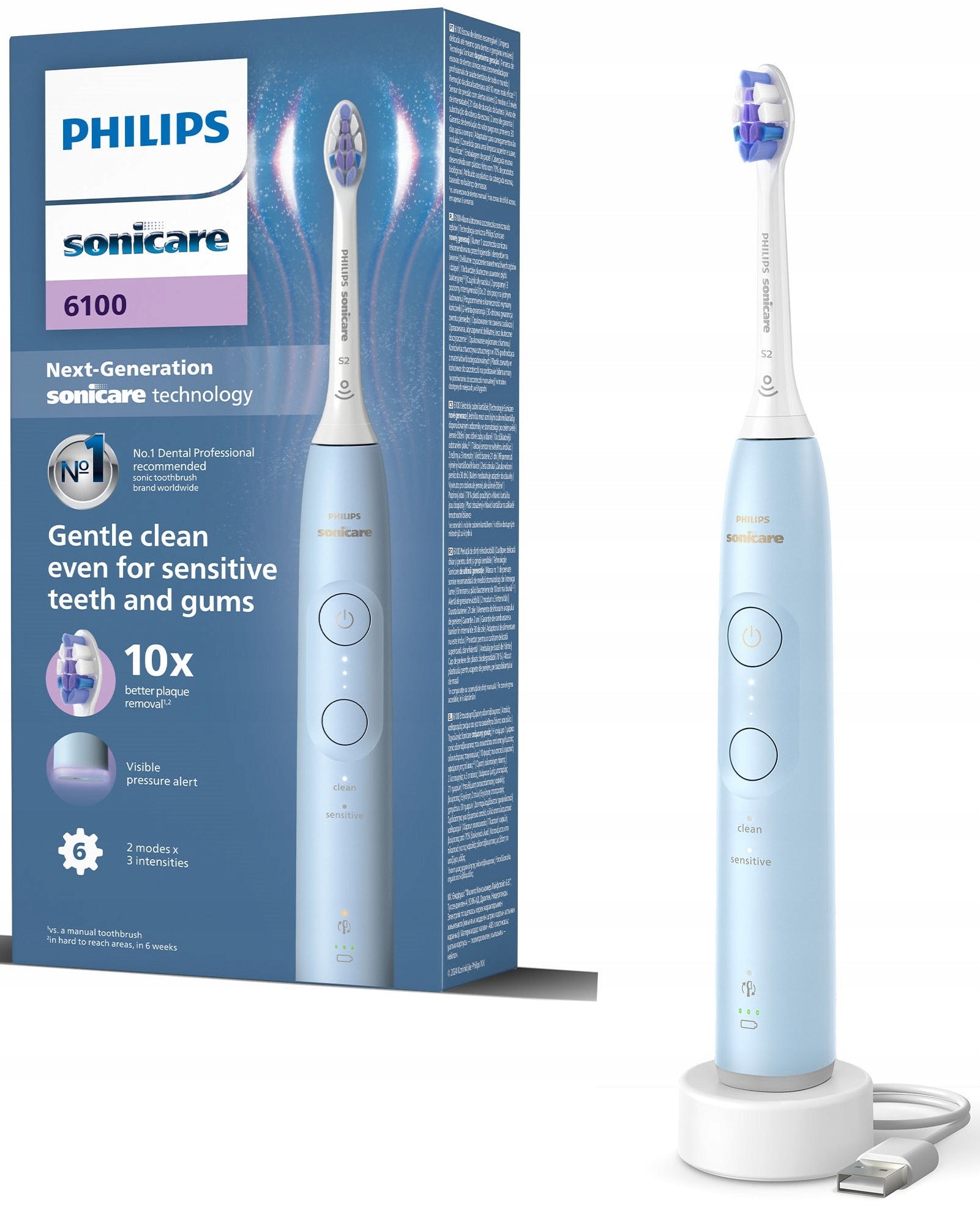 Sonicare PHILIPS Sonicare 6100 HX7406/01 Blue
