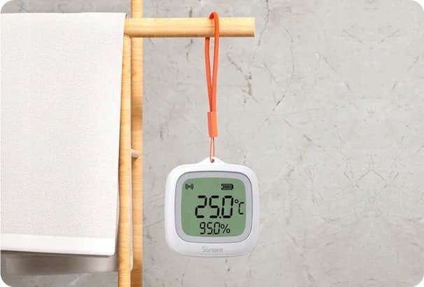 Sonoff SNZB-02WD external humidity temperature sensor Zigbee LCD IP65 Brand Sonoff