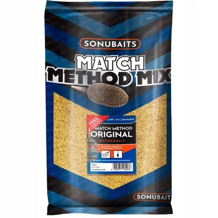 Sonubaits Bait Match Method Mix Dark 2kg Dark With Fish MEAL On Carp Brand Sonubaits
