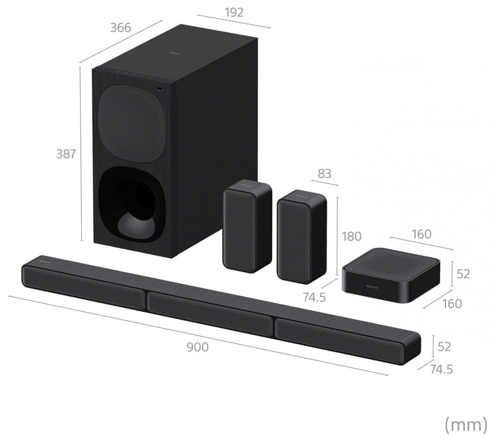 Sony HT-S40R 5.1 600W Bluetooth Soundbar Remote Control Manufacturer code HTS40R.CEL