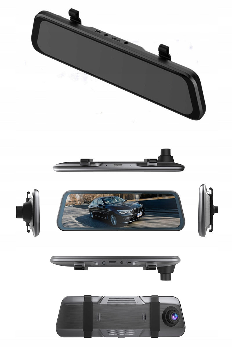 Sony Reversing Camera 4K UHD DVR GPS Mirror ADAS BSD WiFi Power supply rechargeable battery car lighter socket USB
