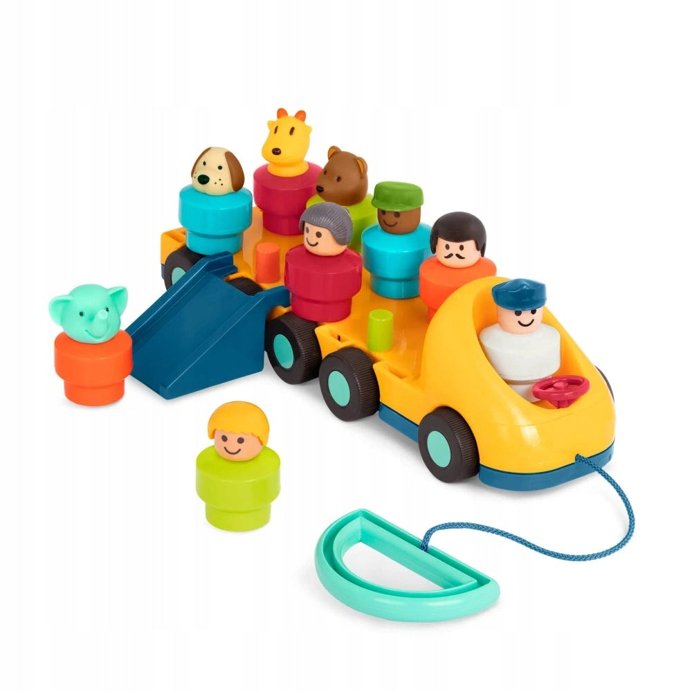 Sorter Bus with spinning passengers to play Spinning Bus Battat Kid's age 12＋ months