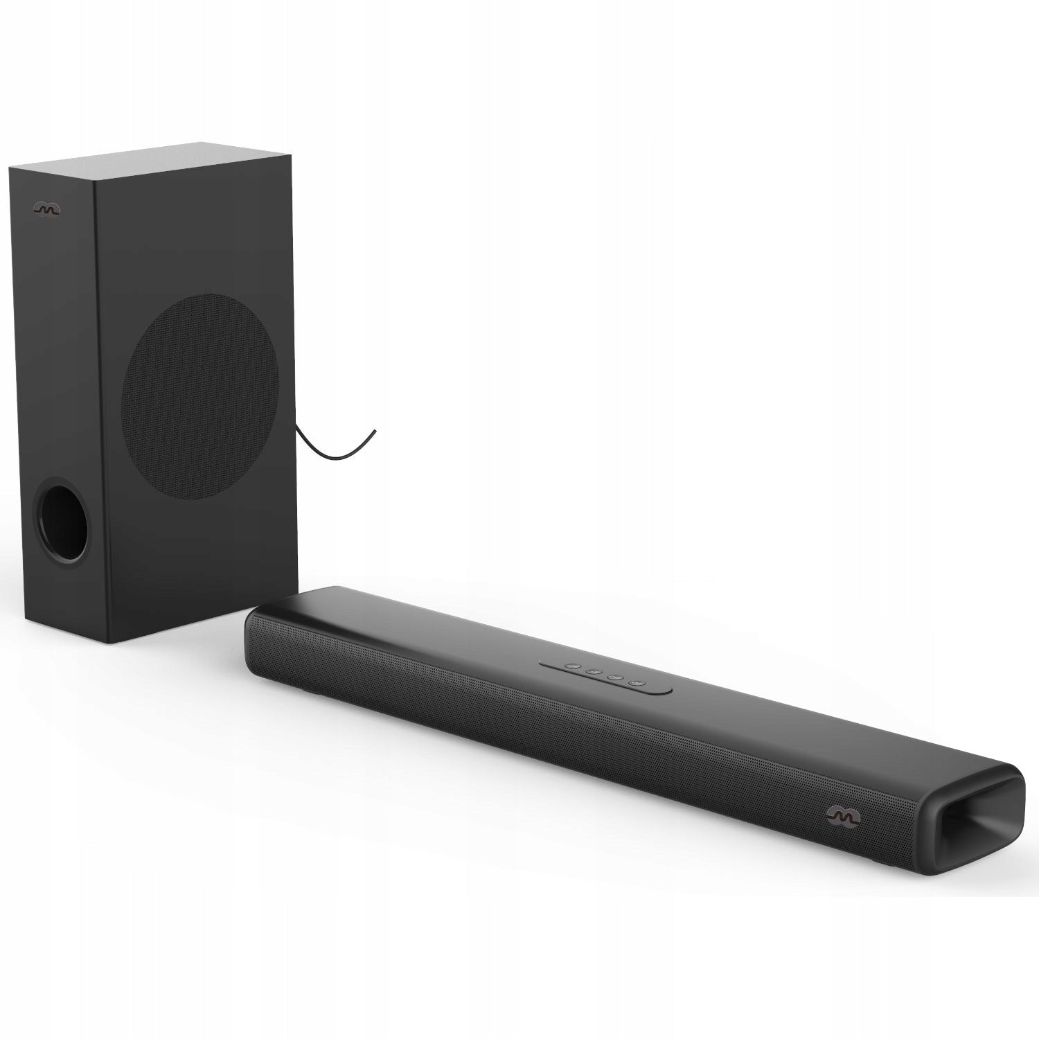 Soundbar Mozos THEATER 2.1 bluetooth speaker for TV subwoofer 100W Batteries included no
