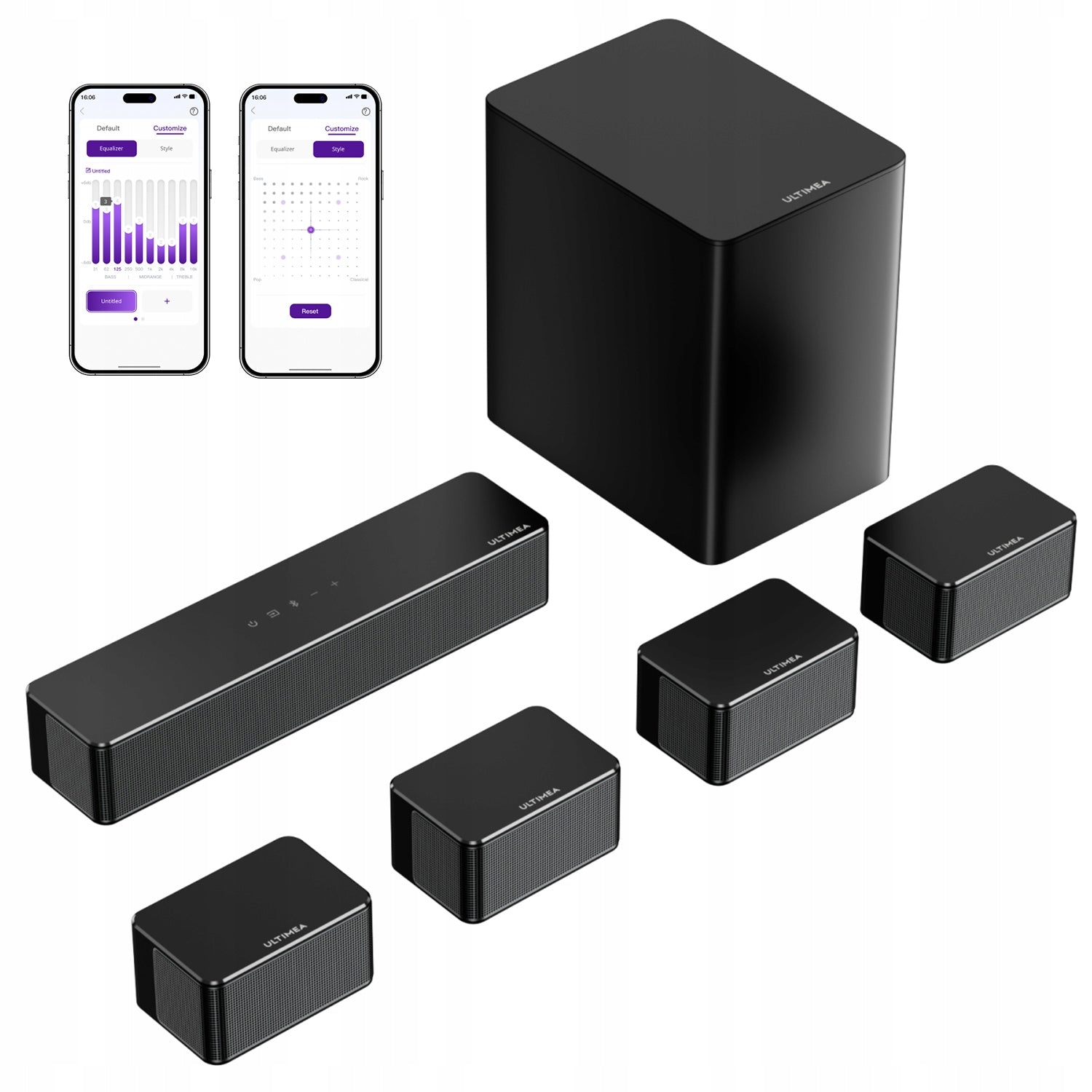 Soundbar Ultimea Poseidon D70 7.1ch 410 W Bluetooth