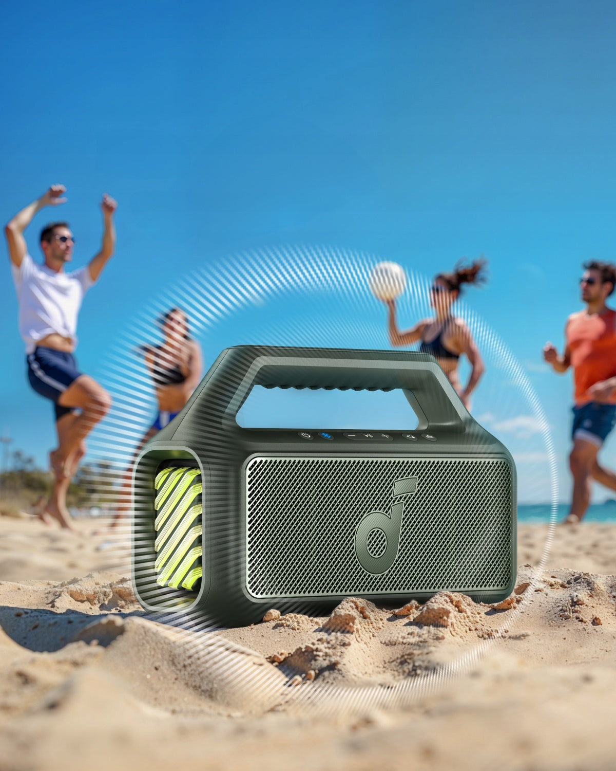 Soundcore Portable Wireless Speaker Boom 2 Green 80 W Bluetooth 5.3 IPX7 Brand Soundcore