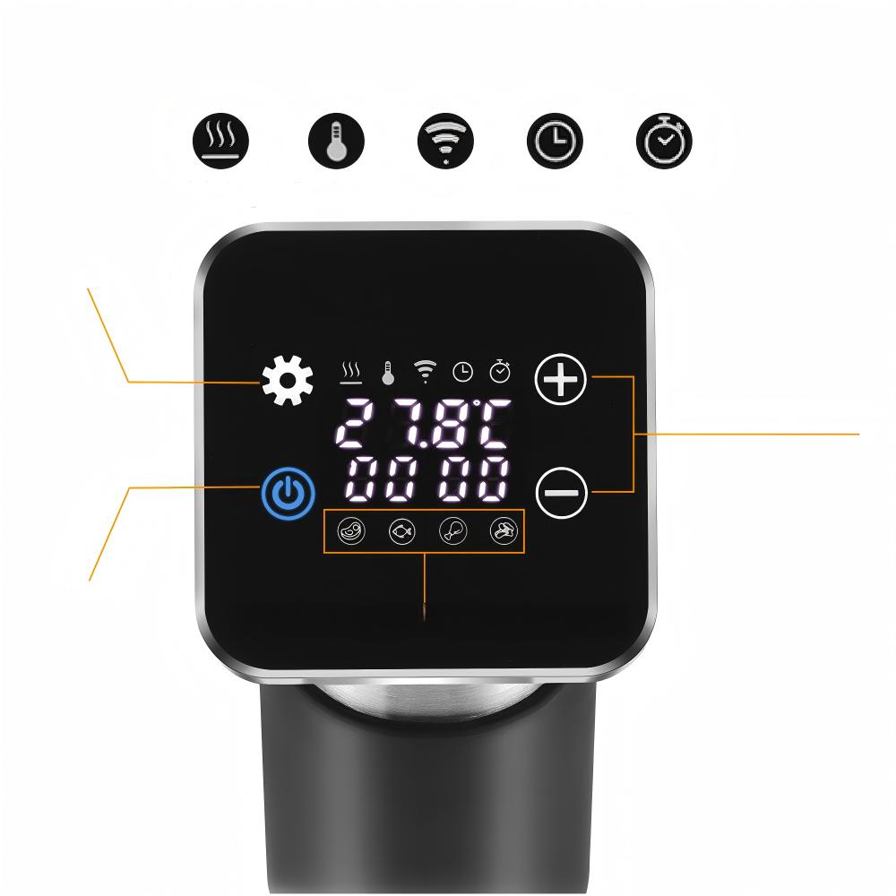 Sous Vide BioloMix SV9008 PTC 0.1 °C IPX7 360 WiFi Water Circulation Brand Biolomix