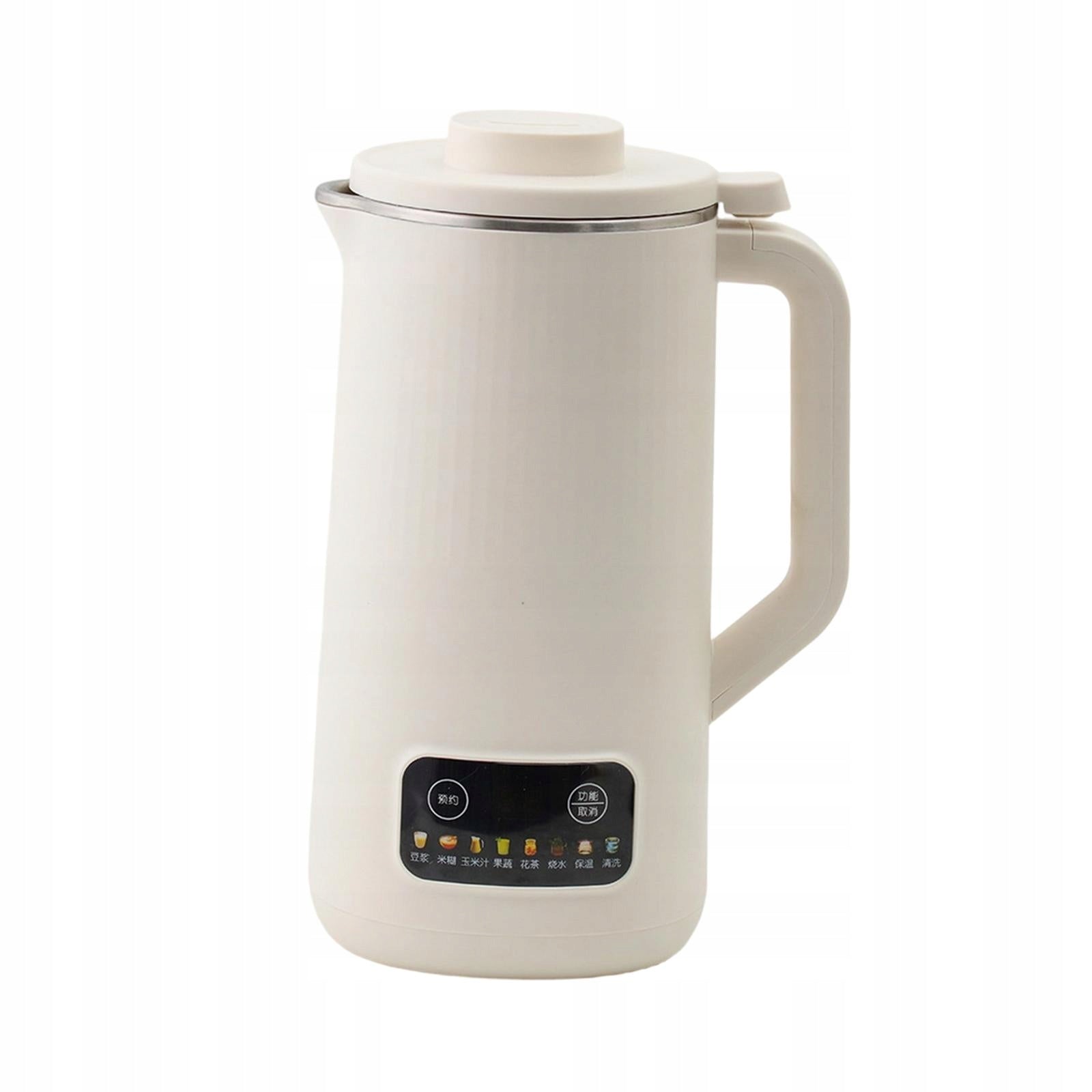 Soy Milk Maker Countertop Blender Fruit Juice Mixer Reservation white