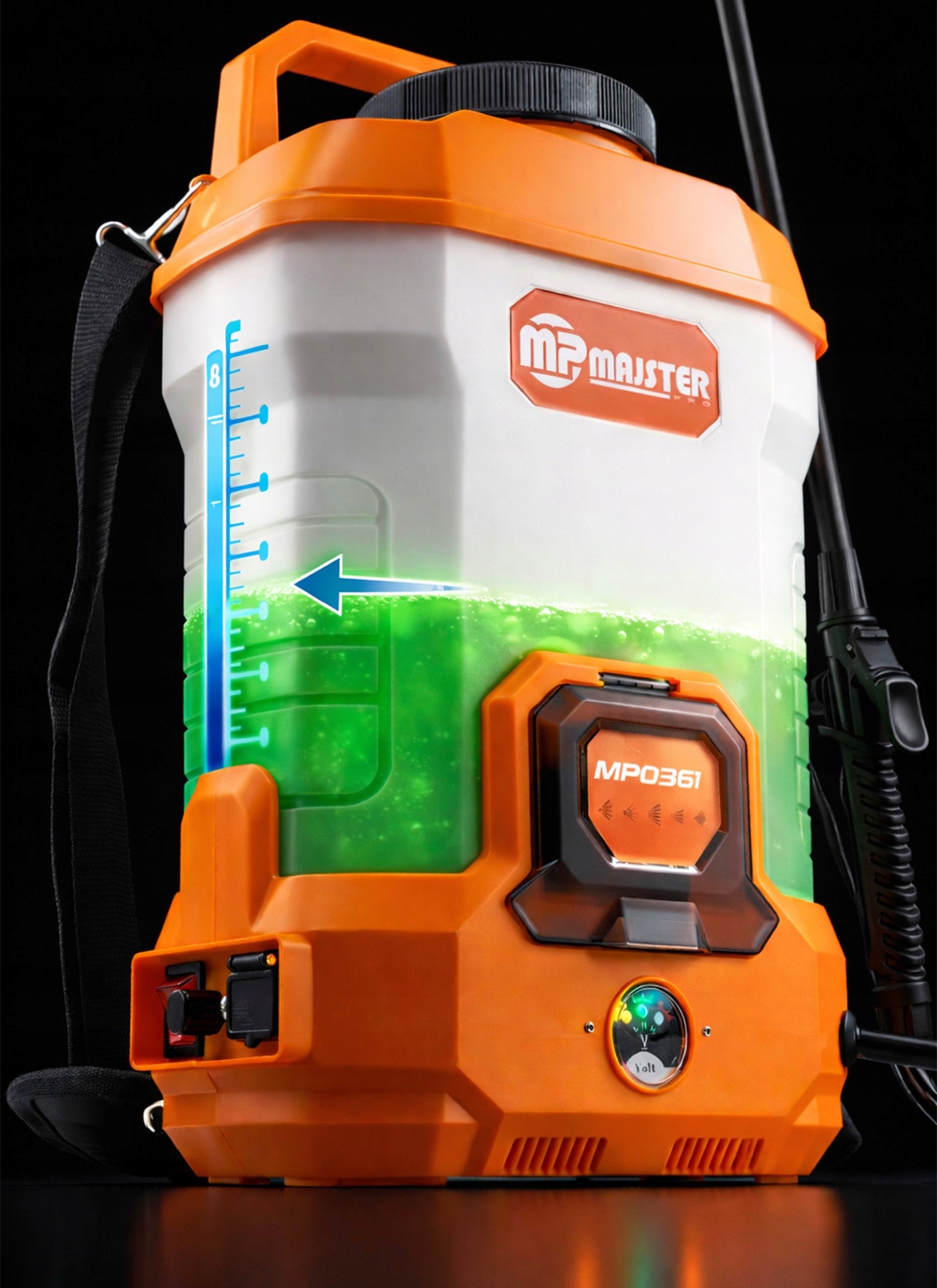 SpRAYER for suspender batteries with pressure vessel automatic MP Brand Majster Pro