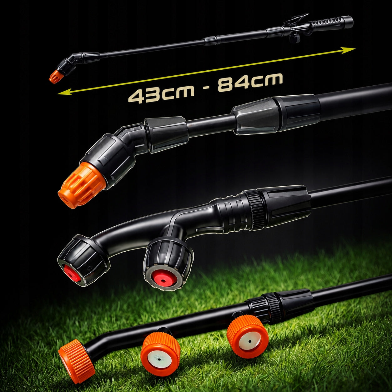SpRAYER for suspender batteries with pressure vessel automatic MP Tank capacity 8 l
