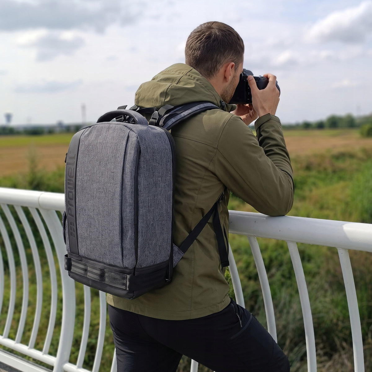 Spacious 22L Photo Backpack Prowell for laptop 14,1" opening from behind Manufacturer code 6934874911893