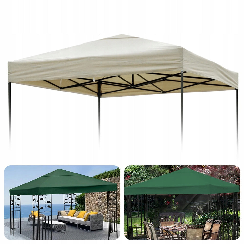 Spare Roof for Garden Pavilion 3x3m Hydrophobic BEIGE NEW