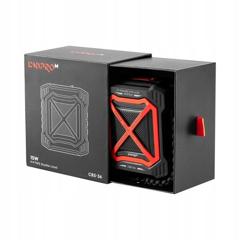 Speaker Dnipro-M CBS-36 Bluetooth 15W IP65 powerbank TWS Packaging status original