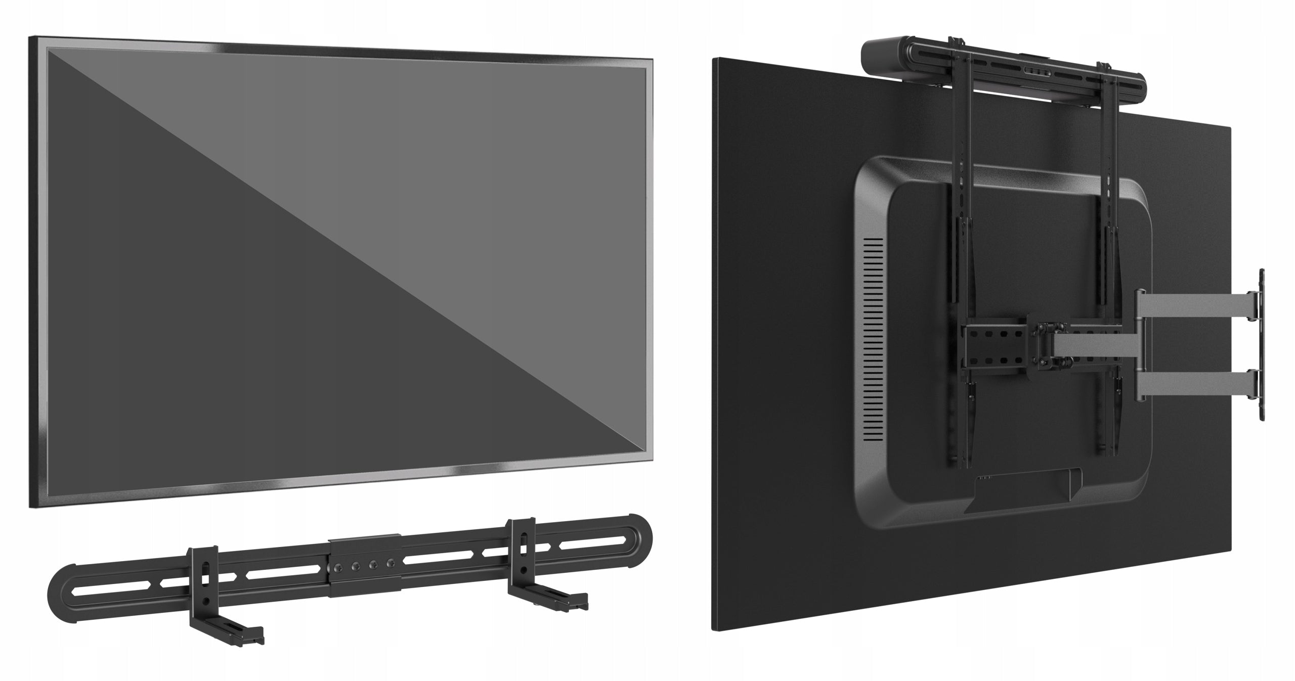 Speaker Hanger Holder Soundbar Under or Over Universal TV