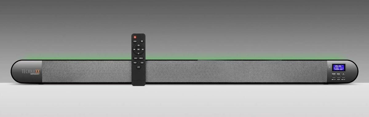 Speaker Soundbar Technaxx TX-139 7 Color DAB+ FM HDMI ARC Bluetooth Manufacturer code 4853