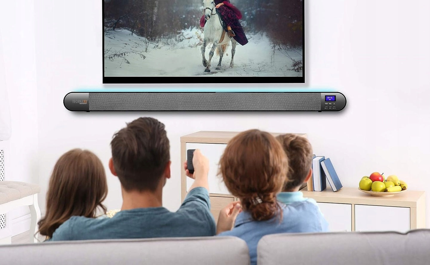 Speaker Soundbar Technaxx TX-139 7 Color DAB+ FM HDMI ARC Bluetooth Packaging status original