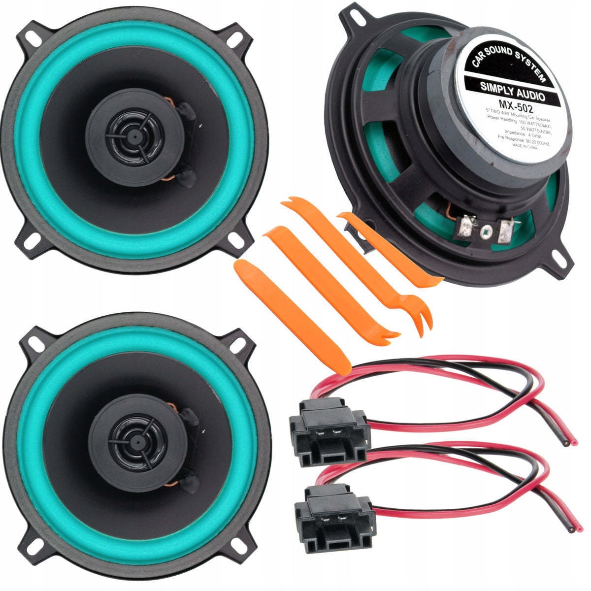 Speakers 13cm 130mm + REDUCTIONS for BMW 3 E36 5 E34 E39 7 E32 E38 8 E31 Z3