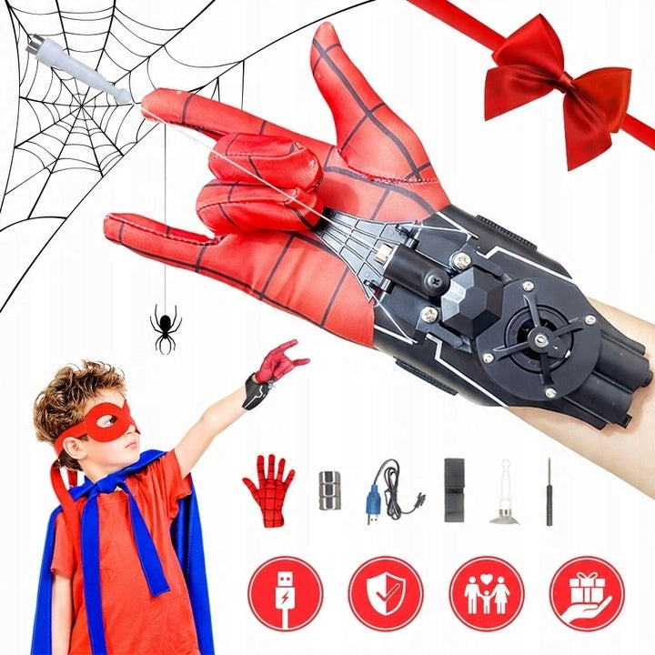 Spider Web Shooters That Actually Shoot - Black