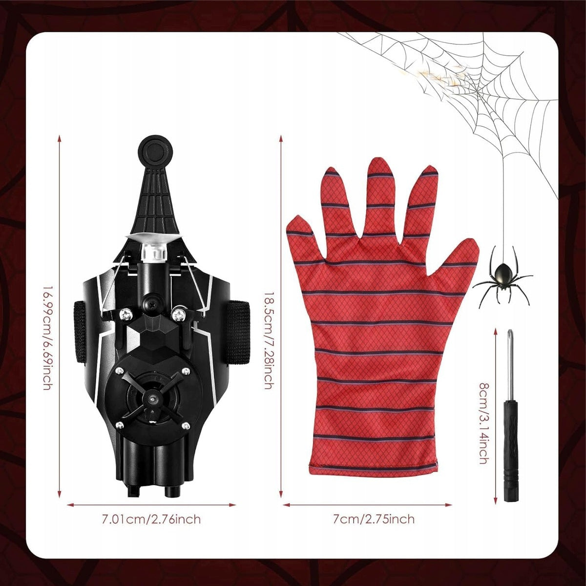 Spiderman Web Shooters Toys Spider-Man Gifts for Kids Brand no brand